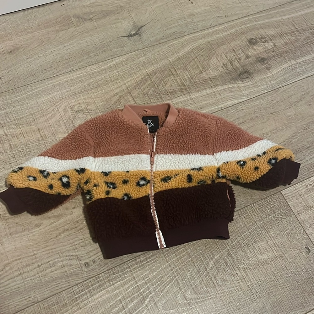 Art class infant/toddler Sherpa jacket
